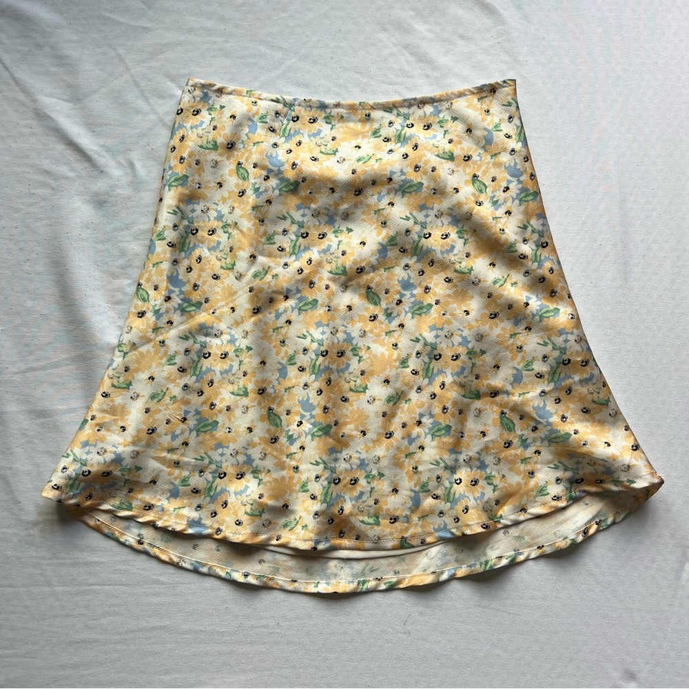 Floral Mini Skirt